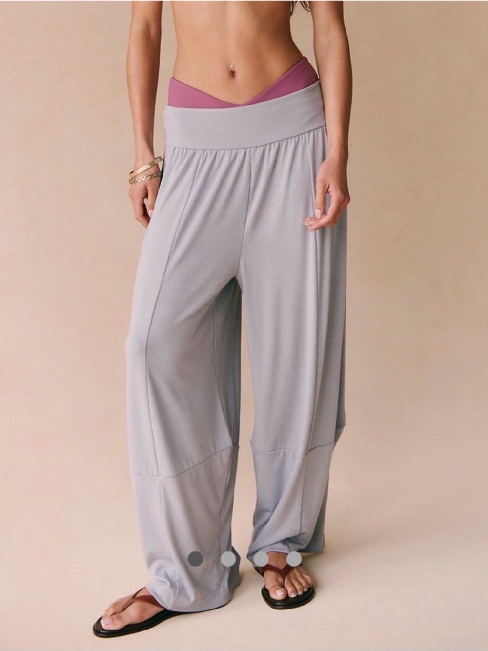 Free People Gray Good Feels Pants Women’s Small